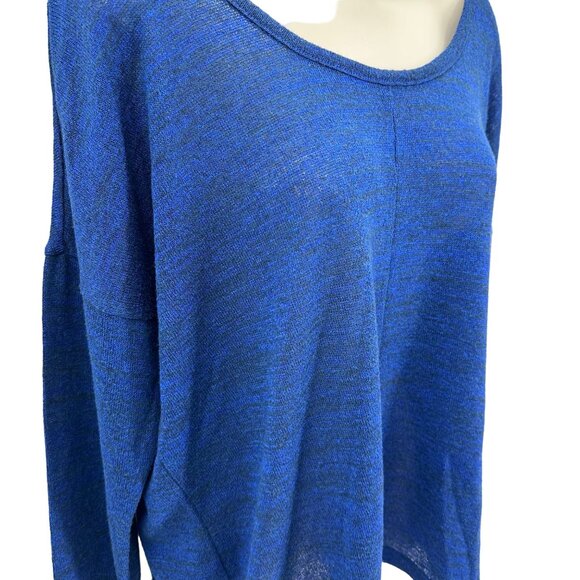 Old Navy Womens Blue Lightweight Pullover Long Sleeve Knit Top Size Medium - Picture 2 of 5